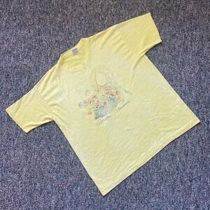 Vintage 90s Single Stitch Made in USA‎ Flower Garden Pleasures Tee